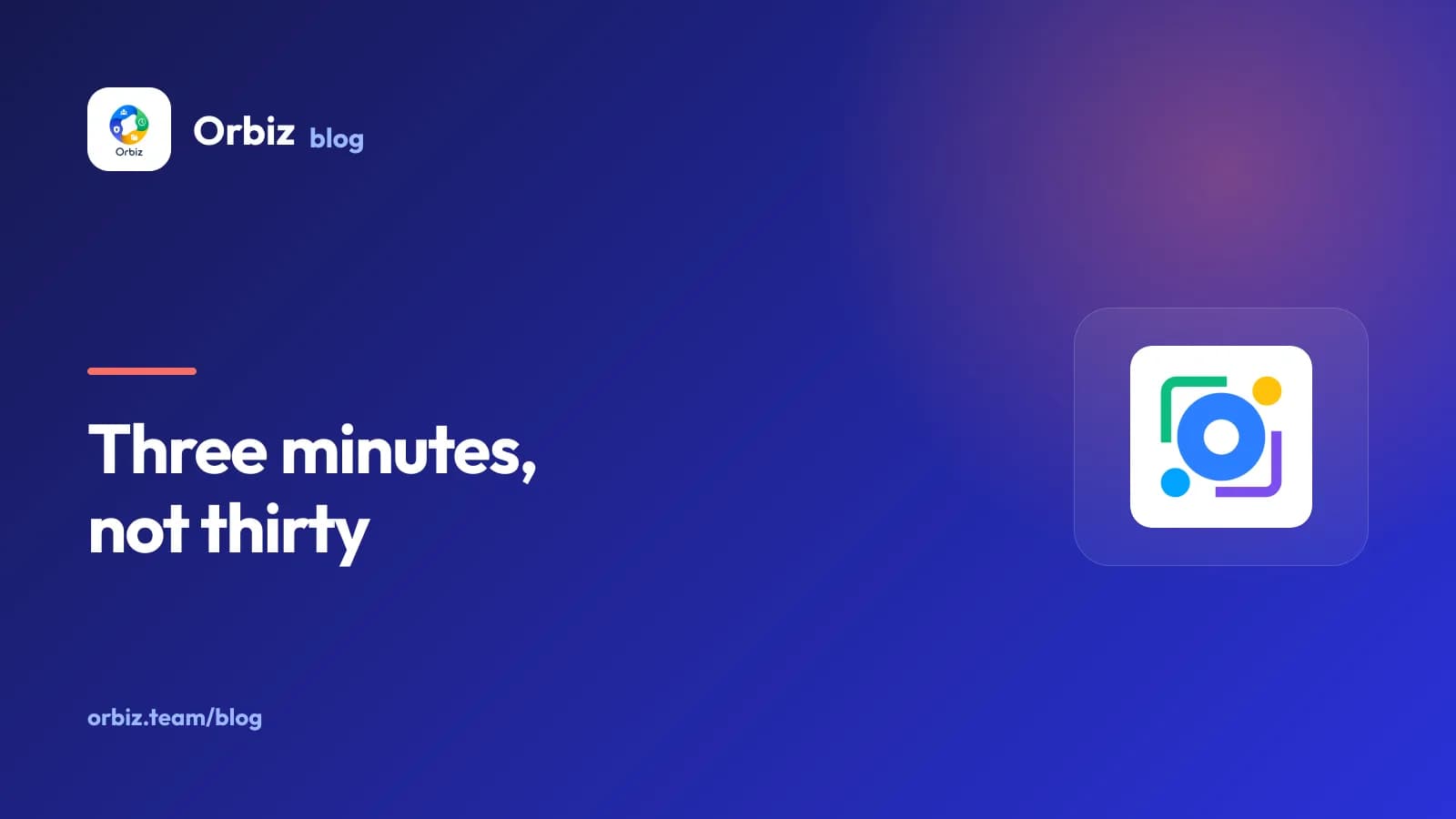 A short screen recording on a timeline replacing a half-hour calendar block.