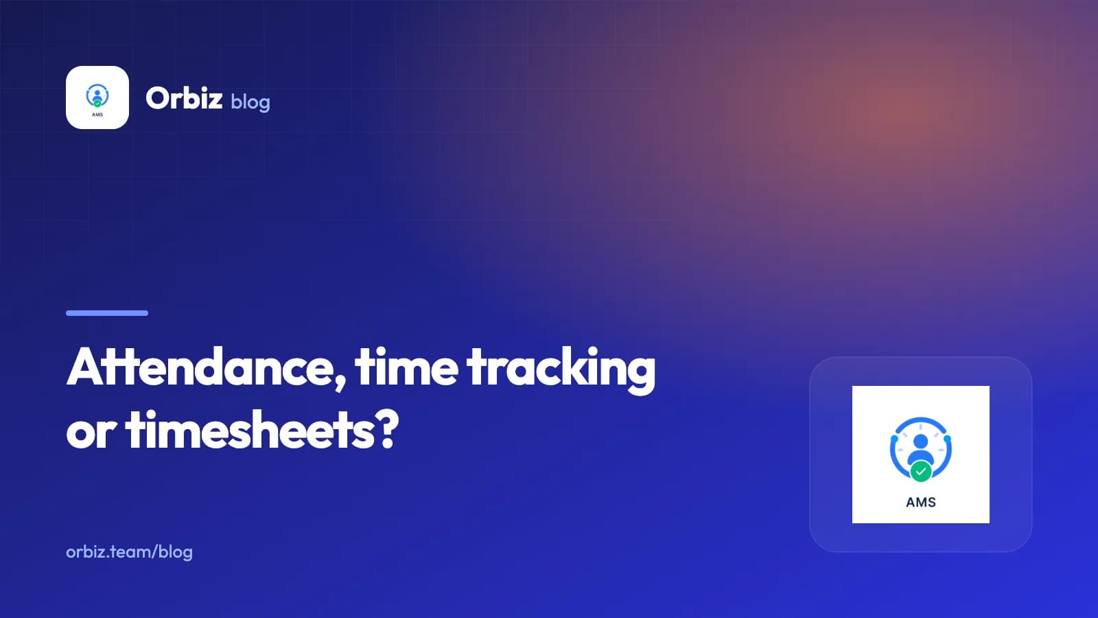 Three overlapping circles labelled attendance, time tracking and timesheets.