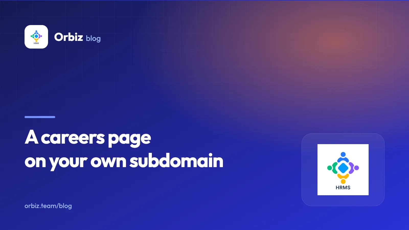 A browser address bar reading careers.yourcompany, with job cards beneath it.